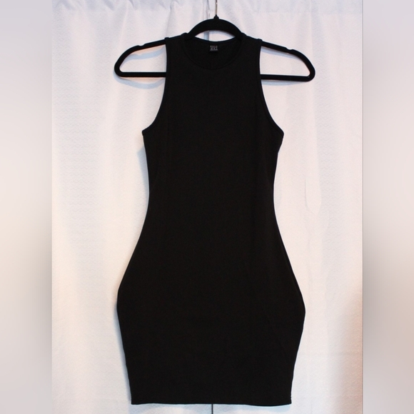 SHEIN Dresses & Skirts - Shein Black High Neck Stretch Mini Tank Dress